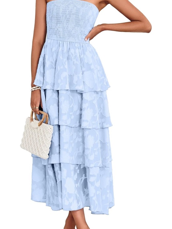 Simplee Apparel Dresses & Skirts - Maxi dress in Light Blue